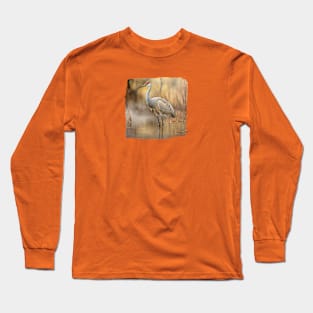 Sandhill Crane 01 Long Sleeve T-Shirt